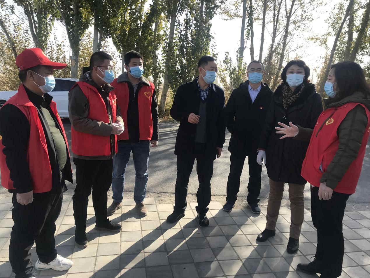 馬宗?？赐繂?wèn)疫情防控一線黨員職工