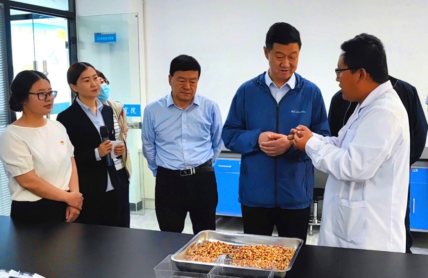 甘肅省地方金融監(jiān)管局、甘肅證監(jiān)局領(lǐng)導(dǎo)蒞臨敦煌種業(yè)調(diào)研指導(dǎo)